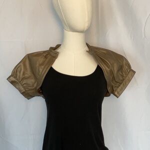 NWT Marciano leather bolero shrug size XS